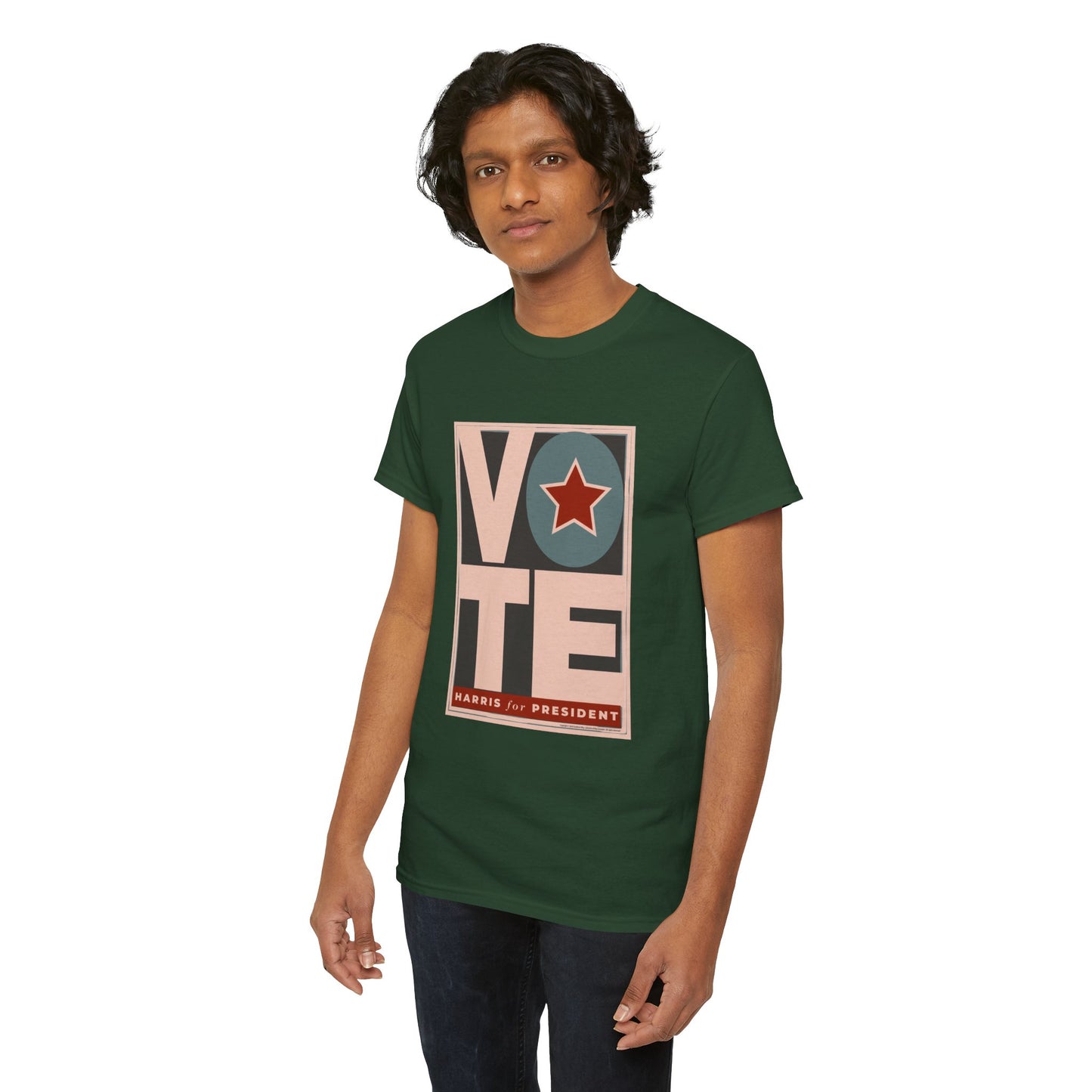 Vote Star: Unisex Heavy Cotton Tee