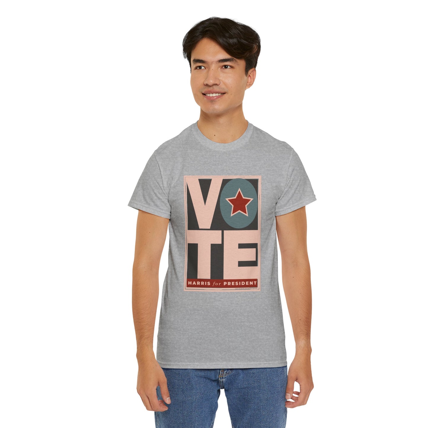 Vote Star: Unisex Heavy Cotton Tee