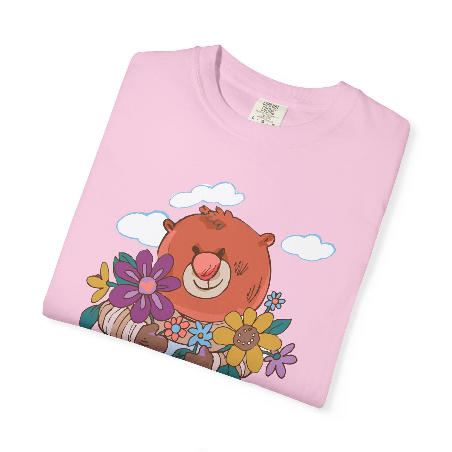 Madison Bear Gardening T-Shirt, Cute Bear Shirt, Botanical Garden Gift, Plant Lover Tee, Nature Shirt