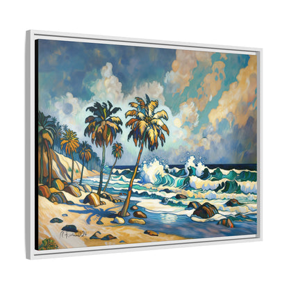 GooRooV Home in Laguna Beach California: Matte Canvas, Framed (Multi-color)