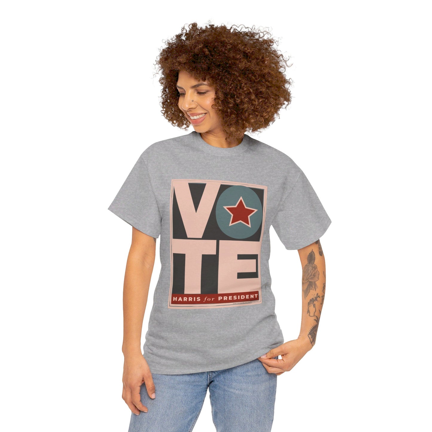 Vote Star: Unisex Heavy Cotton Tee