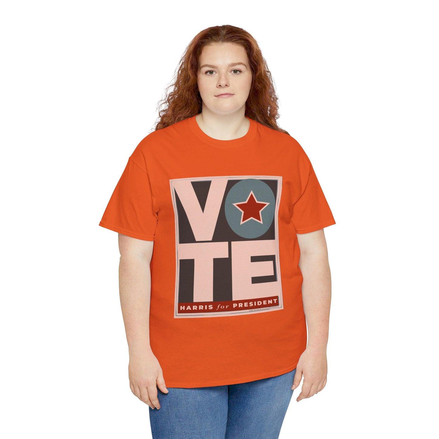 Vote Star: Unisex Heavy Cotton Tee