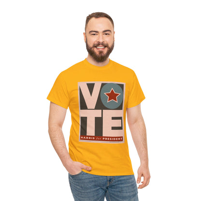 Vote Star: Unisex Heavy Cotton Tee