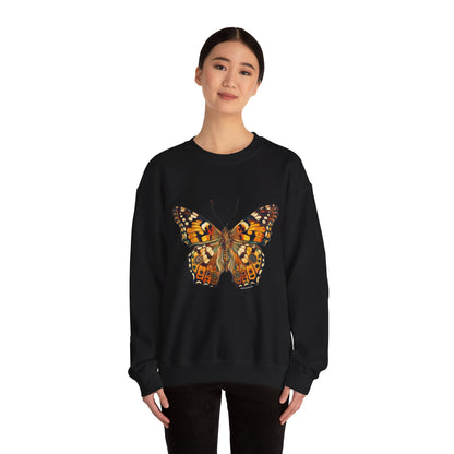 Butterfly Rose Dragon by GooRooV MFG. Print Unisex Crewneck Sweatshirt, Cozy Gift Fashion, Casual Outfit, Eco-Friendly Apparel