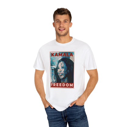 Kamala for Freedom Unisex Garment-Dyed T-shirt