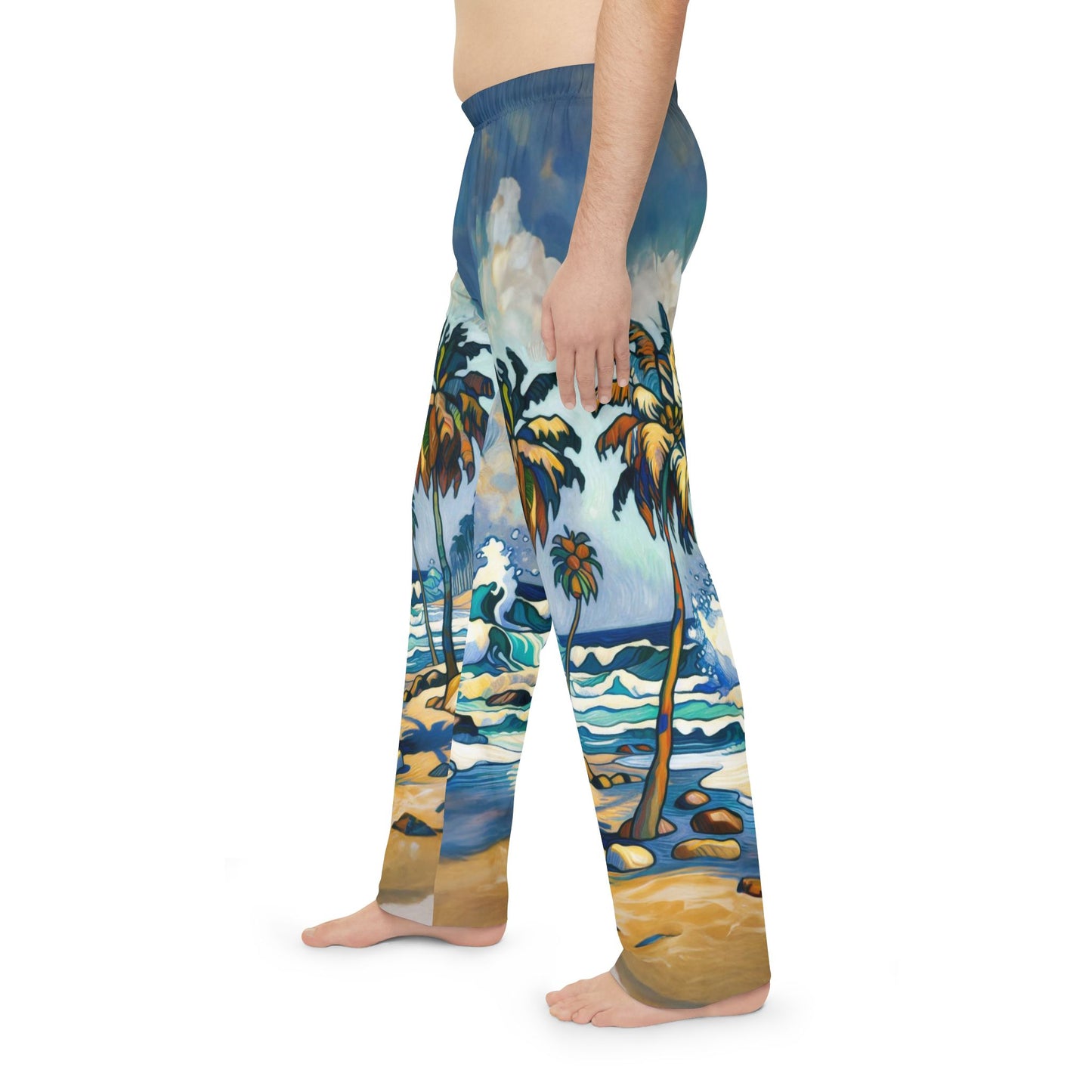Men's Pajama Pants - Laguna Beach Walk Design