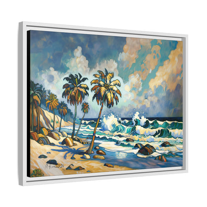 GooRooV Home in Laguna Beach California: Matte Canvas, Framed (Multi-color)