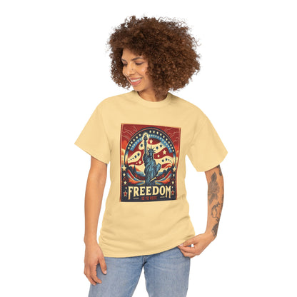 Freedom Is To Vote: Unisex Heavy Cotton Tee