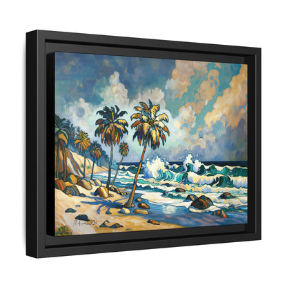 GooRooV Home in Laguna Beach California: Matte Canvas, Framed (Multi-color)