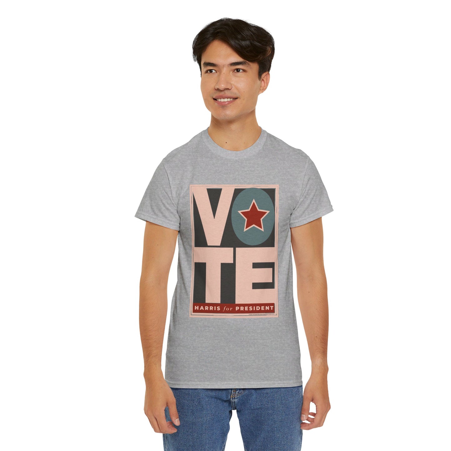 Vote Star: Unisex Heavy Cotton Tee