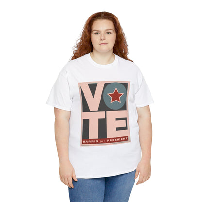 Vote Star: Unisex Heavy Cotton Tee