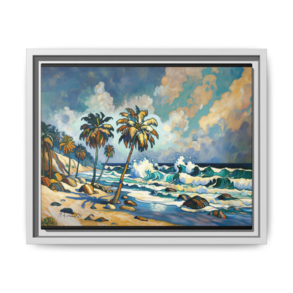 GooRooV Home in Laguna Beach California: Matte Canvas, Framed (Multi-color)