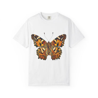 Butterfly Rose Dragon Art by GooRooV Mfg. Unisex Garment-Dyed T-shirt, Boho Style Shirt, Eco-Friendly Clothing, Perfect Gift for Her