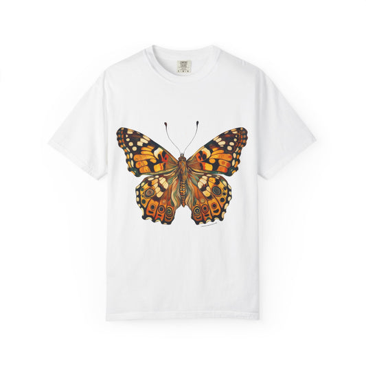 Butterfly Rose Dragon Art by GooRooV Mfg. Unisex Garment-Dyed T-shirt, Boho Style Shirt, Eco-Friendly Clothing, Perfect Gift for Her