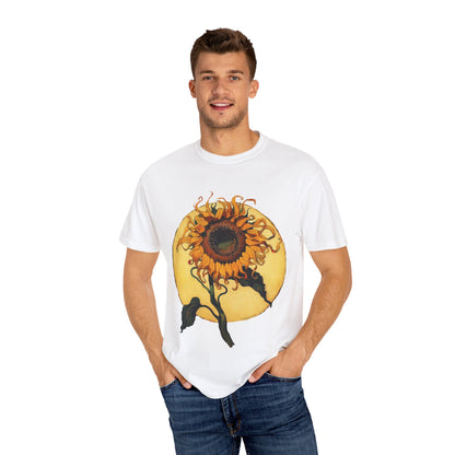 Sunflower Unisex T-Shirt, Floral Graphic Tee, Summer Casual Wear, Gift for Nature Lovers, Eco-Friendly Fashion