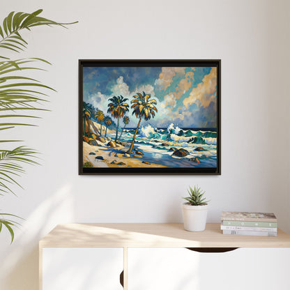 GooRooV Home in Laguna Beach California: Matte Canvas, Framed (Multi-color)