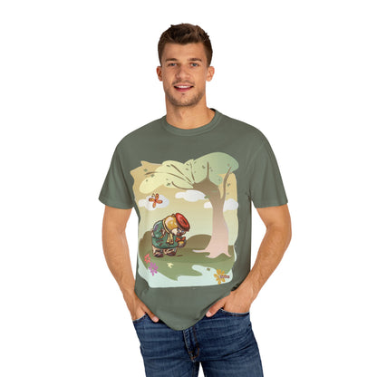 Madison Bear Going for A Walk in the Forest T-Shirt, Gift for Nature Lovers, Casual Everyday Wear, Earth Day Celebration