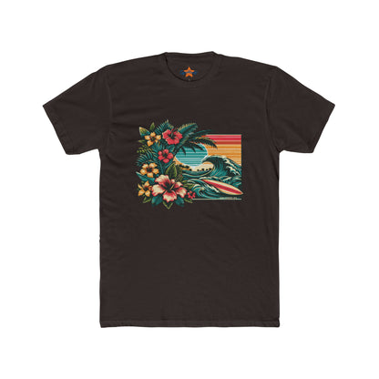 Tropical Wave Graphic Tee | Perfect for Summer Vibes, Beach Days, Casual Wear, Gift for Surfers, Eco-Friendly Apparel
