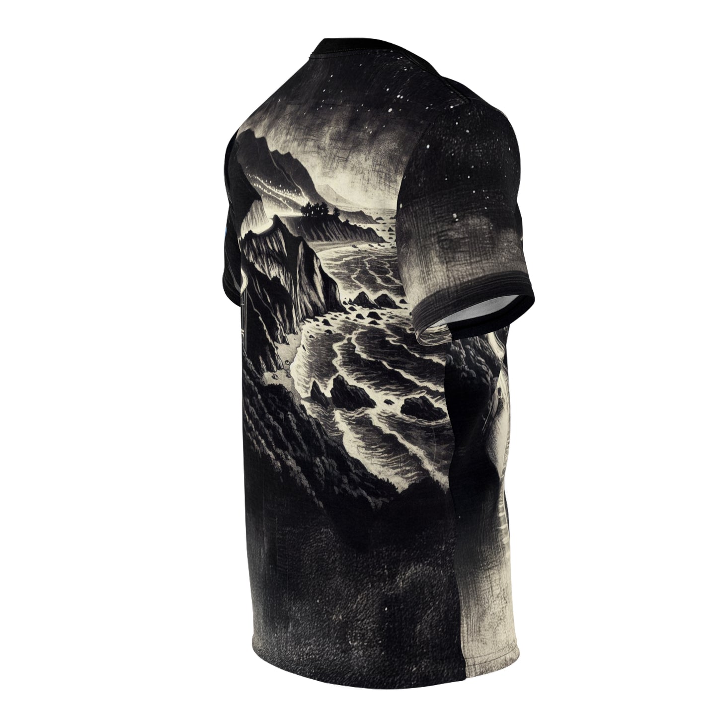 T-Shirt PCH Highway 1 to Big Sur, CA Unisex Cut & Sew Tee