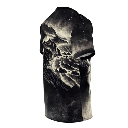 T-Shirt PCH Highway 1 to Big Sur, CA Unisex Cut & Sew Tee