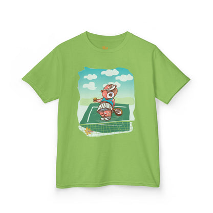 Madison Bear Tennis Anyone? Perfect for Summer Adventures, Birthday Gifts, Outdoor Fun, Eco-Friendly Wear, Cute Bear Shirt