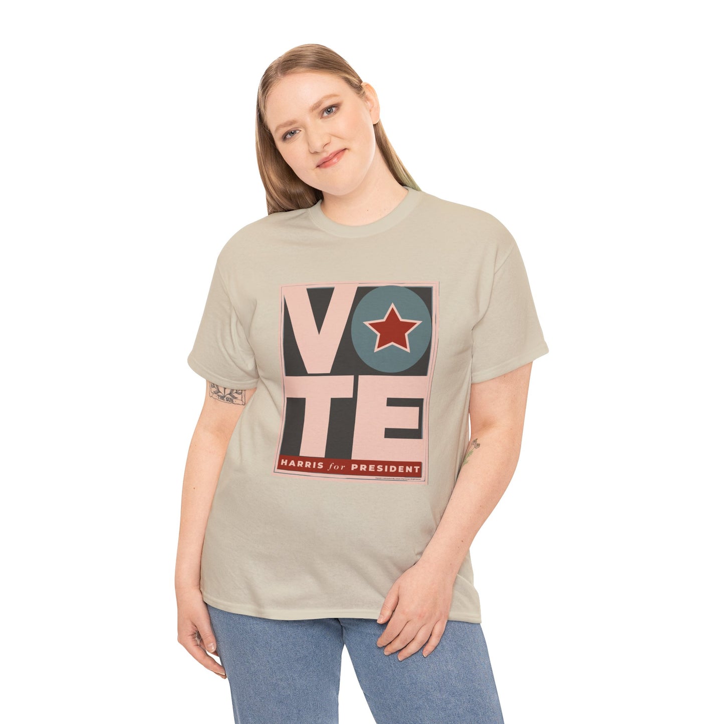 Vote Star: Unisex Heavy Cotton Tee