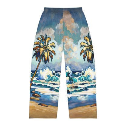 Men's Pajama Pants - Laguna Beach Walk Design