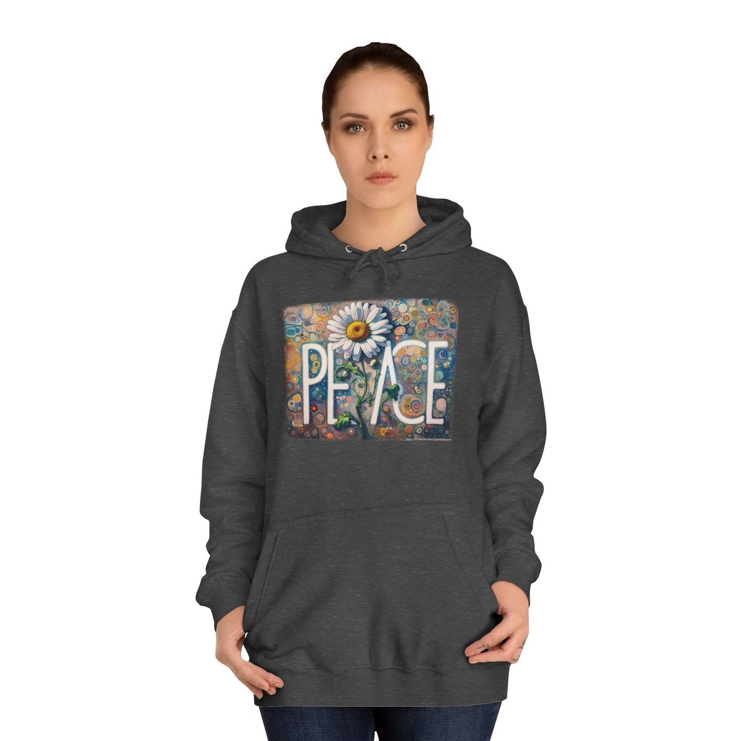 Peace: Unisex College Hoodie