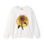 Sunflower & Moon Unisex Heavy Blend™ Crewneck Sweatshirt, Cozy Floral Gift, Vintage-Inspired Sweatshirt, Fall Fashion, Everyday Comfort