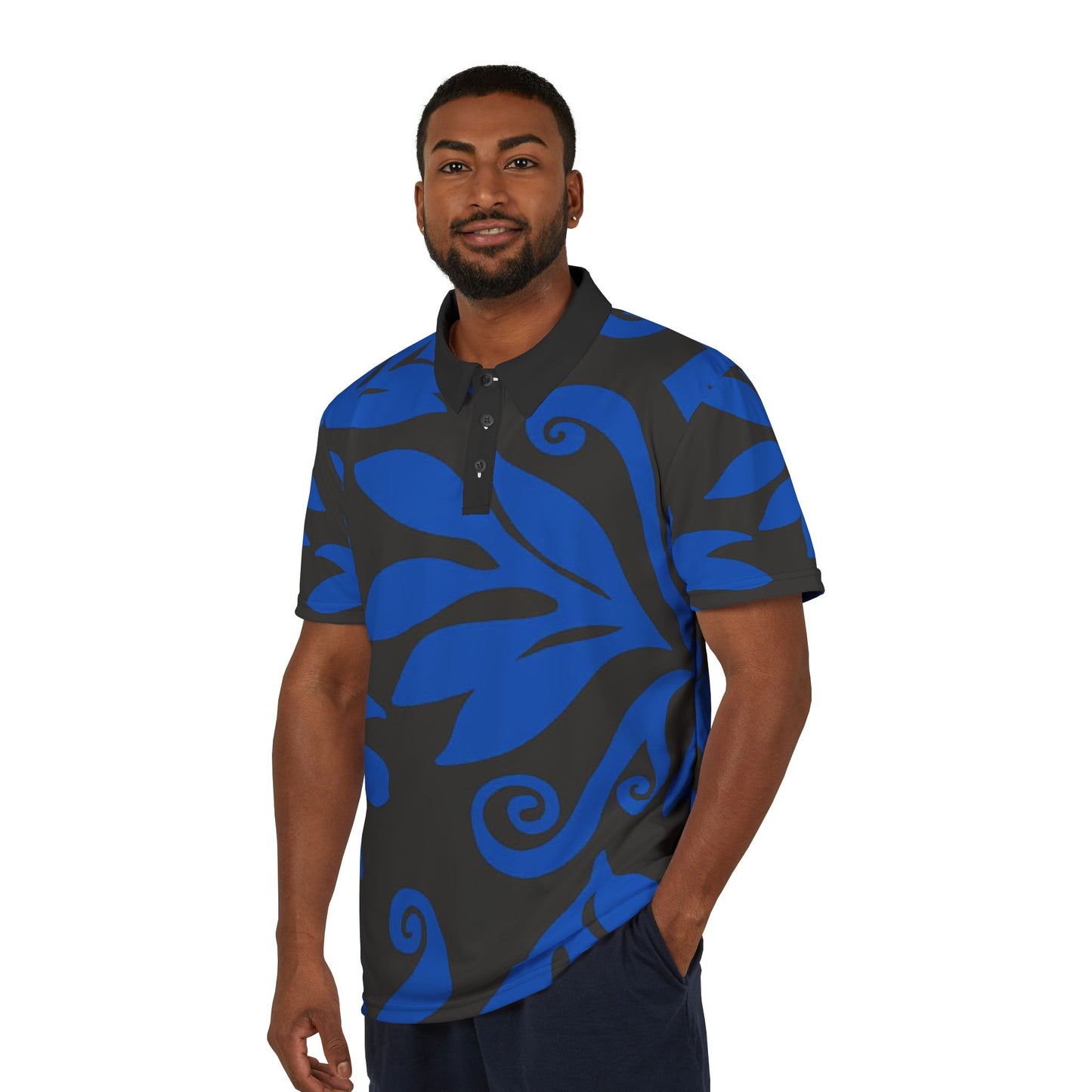 Night Seaweed Polo Shirt