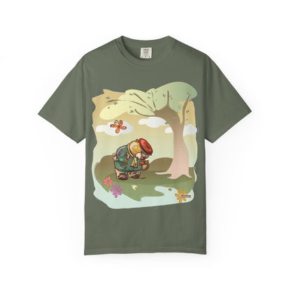 Madison Bear Going for A Walk in the Forest T-Shirt, Gift for Nature Lovers, Casual Everyday Wear, Earth Day Celebration