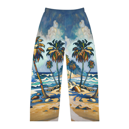 Men's Pajama Pants - Laguna Beach Walk Design