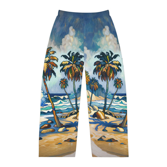 Men's Pajama Pants - Laguna Beach Walk Design