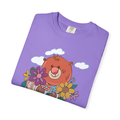 Madison Bear Gardening T-Shirt, Special Edition for Mothers Day, Cute Bear Shirt, Botanical Garden Gift, Plant Lover Tee, Nature Shirt