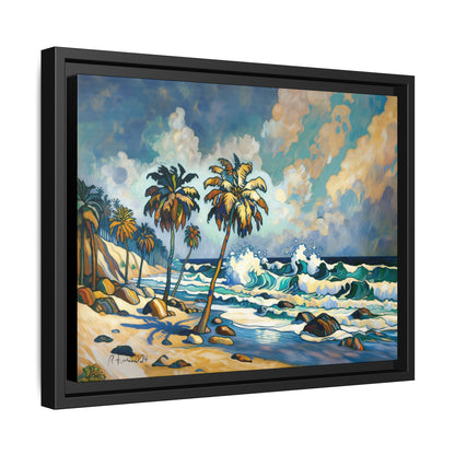 GooRooV Home in Laguna Beach California: Matte Canvas, Framed (Multi-color)