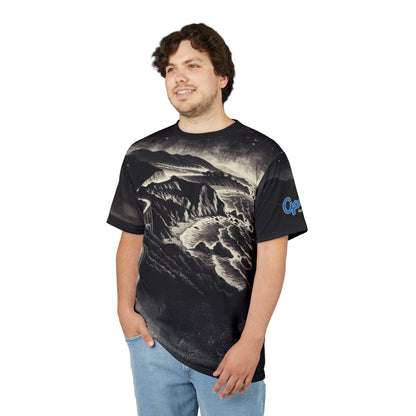 T-Shirt PCH Highway 1 to Big Sur, CA Unisex Cut & Sew Tee