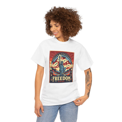 Freedom Is To Vote: Unisex Heavy Cotton Tee