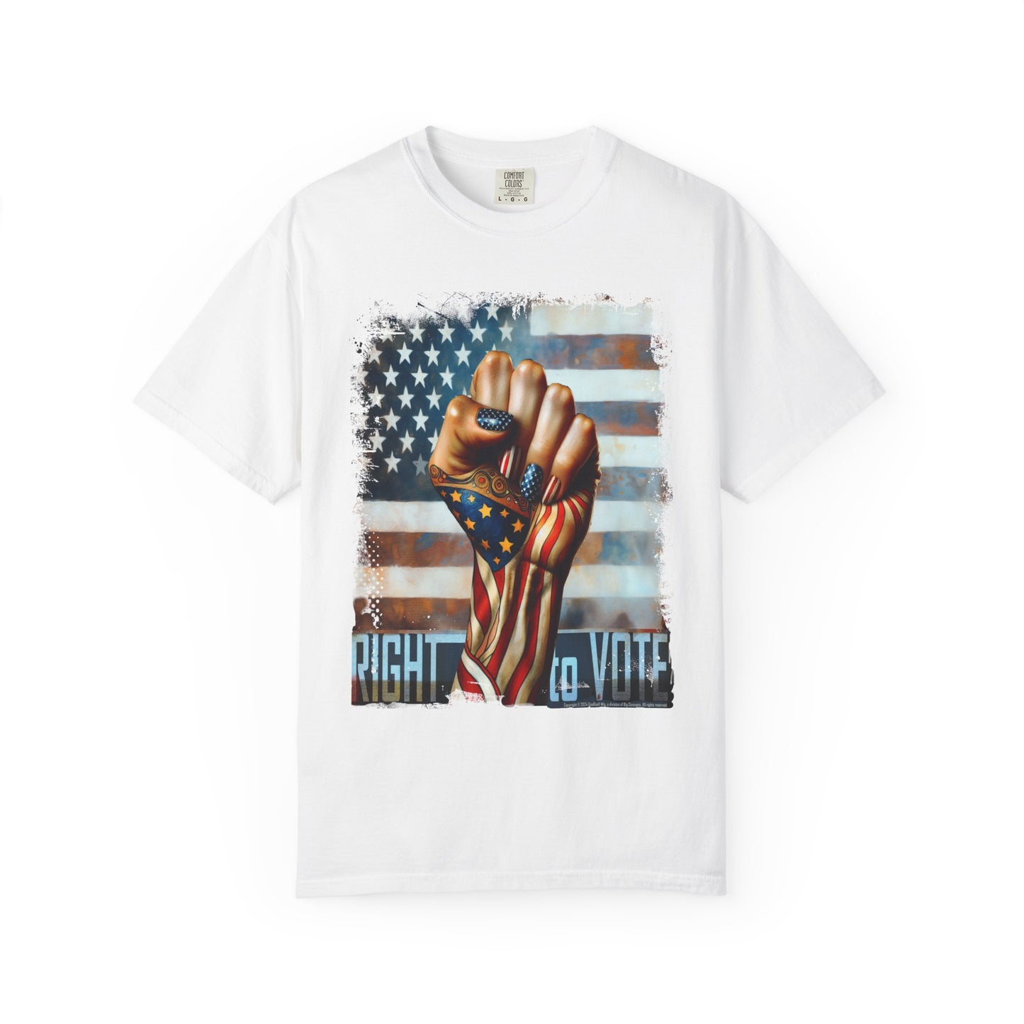 Right to Vote: Unisex Garment-Dyed T-shirt