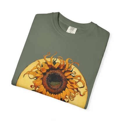 Sunflower Unisex T-Shirt, Floral Graphic Tee, Summer Casual Wear, Gift for Nature Lovers, Eco-Friendly Fashion