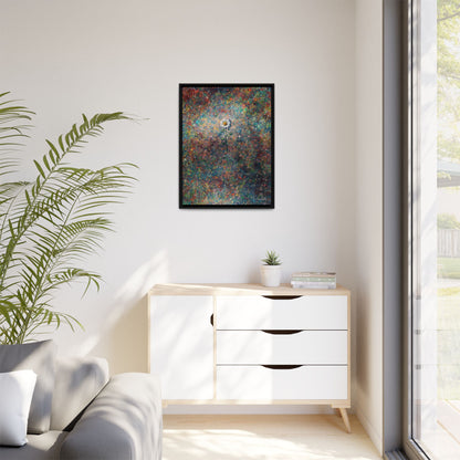 GooRooV Daisy Matte Canvas, Framed (Multi-color)