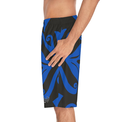 Board Shorts - Night Seaweed Print