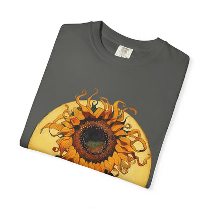 Sunflower Unisex T-Shirt, Floral Graphic Tee, Summer Casual Wear, Gift for Nature Lovers, Eco-Friendly Fashion