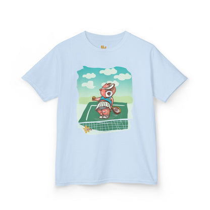 Madison Bear Tennis Anyone? Perfect for Summer Adventures, Birthday Gifts, Outdoor Fun, Eco-Friendly Wear, Cute Bear Shirt