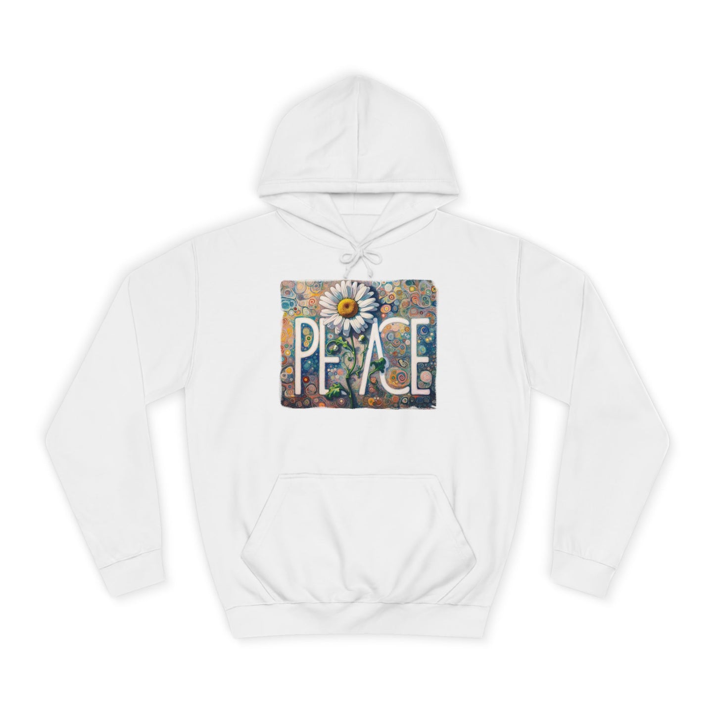 Peace: Unisex College Hoodie