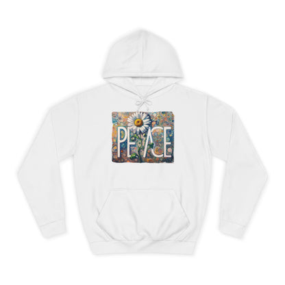Peace: Unisex College Hoodie