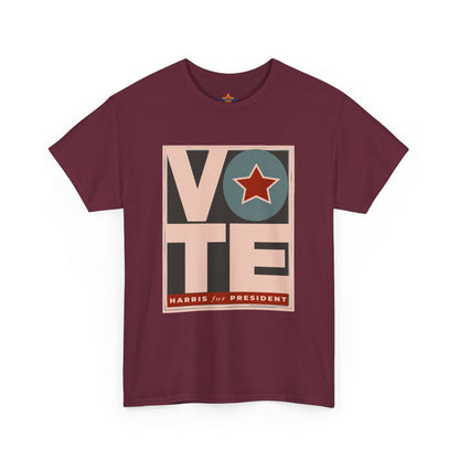 Vote Star: Unisex Heavy Cotton Tee