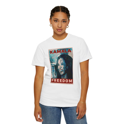 Kamala for Freedom Unisex Garment-Dyed T-shirt