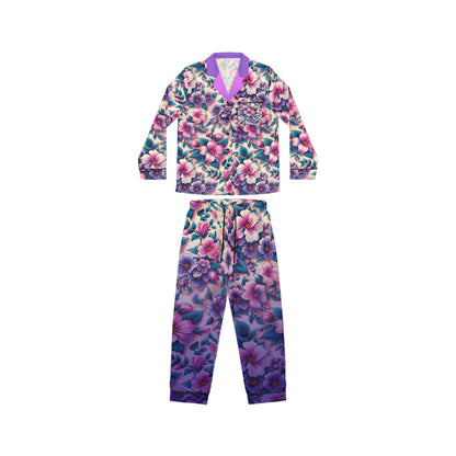 Satin Pajamas - Hibiscus Hubris