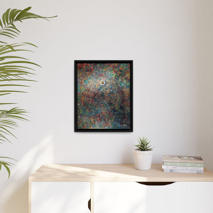 GooRooV Daisy Matte Canvas, Framed (Multi-color)