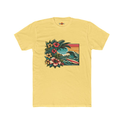 Tropical Wave Graphic Tee | Perfect for Summer Vibes, Beach Days, Casual Wear, Gift for Surfers, Eco-Friendly Apparel